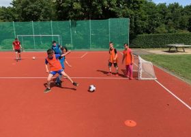 Das DFB-Mobil macht Station an der PGS